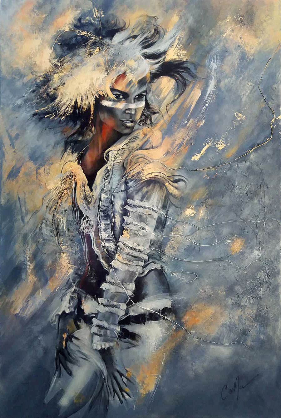 Peinture Rock'in my life Carmer