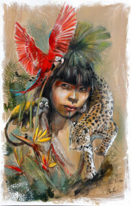 Amazonia - Peinture Carole Merlin
