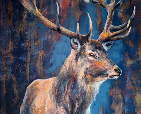 Cernunnos Techniques mixtes 130/97 cm