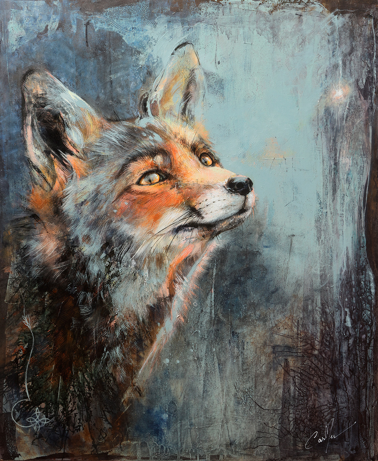 Peinture Le petit flocon Carmer