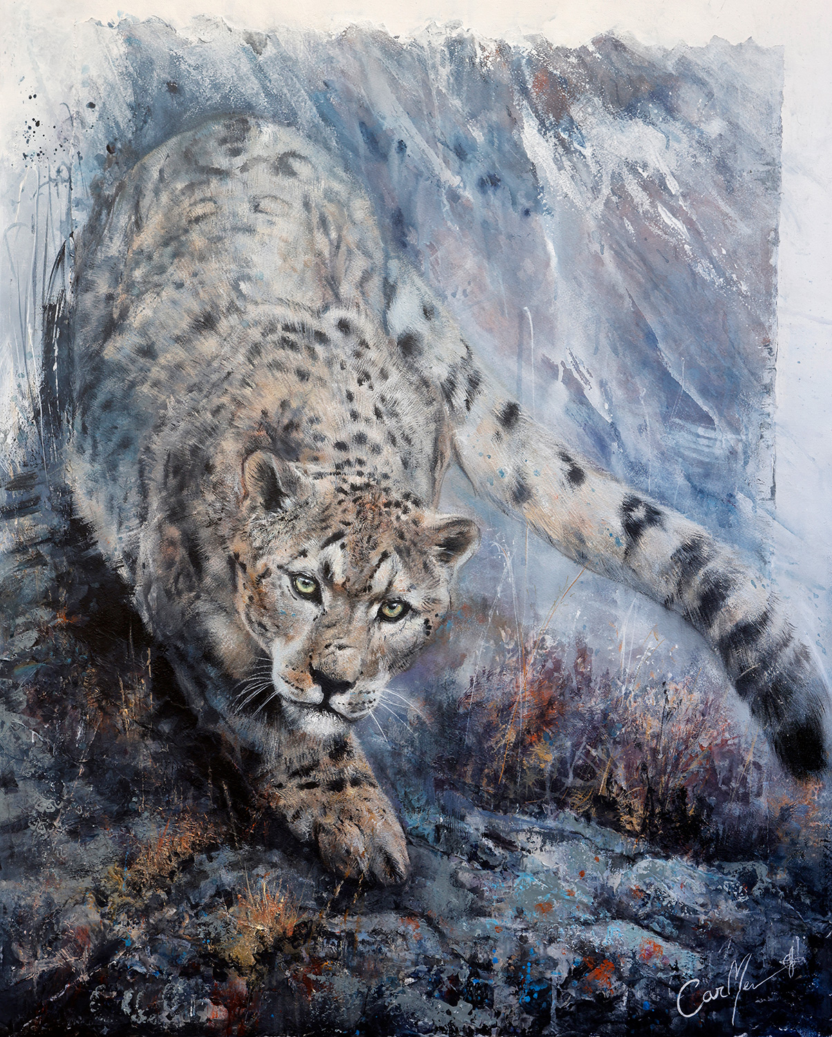 Dans tes yeux - Peinture de Carole MERLIN